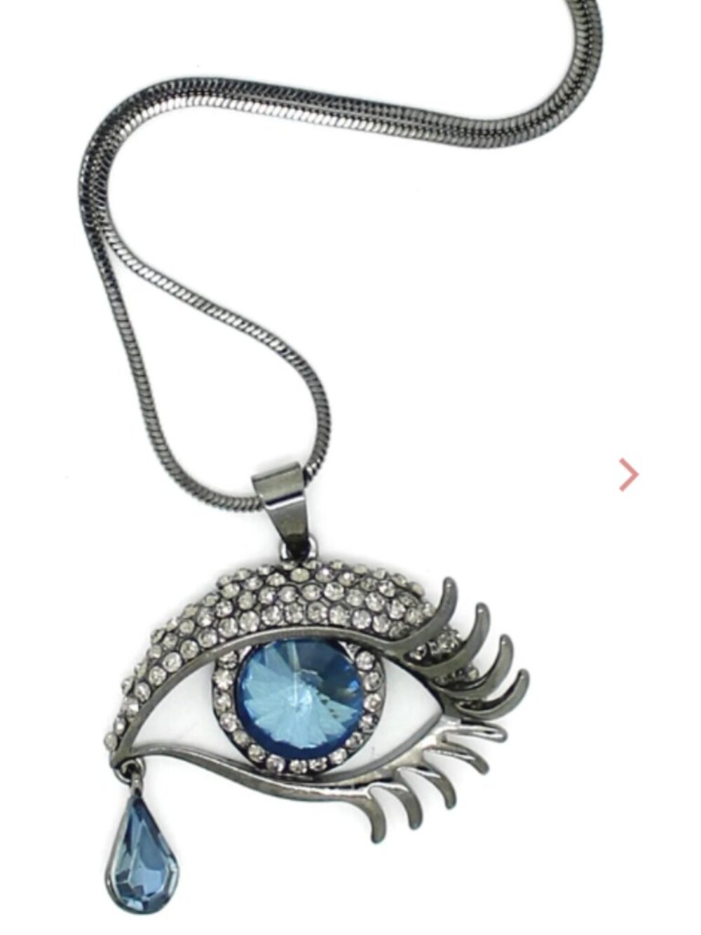 Eye Candy LA Tear Drop Long Necklace NWT